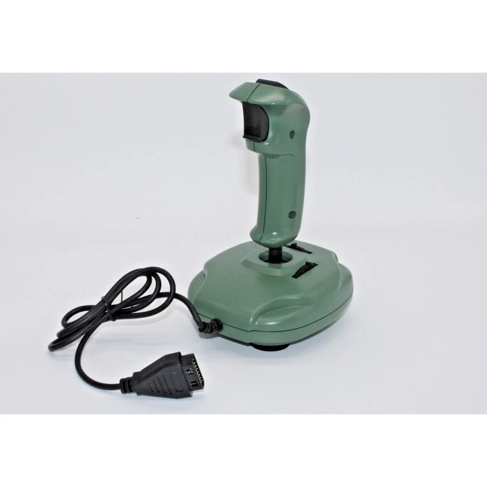 Vintage Joystick for IBM PC and Compatibles 2 Fire Buttons COMPUSA w/box & instr